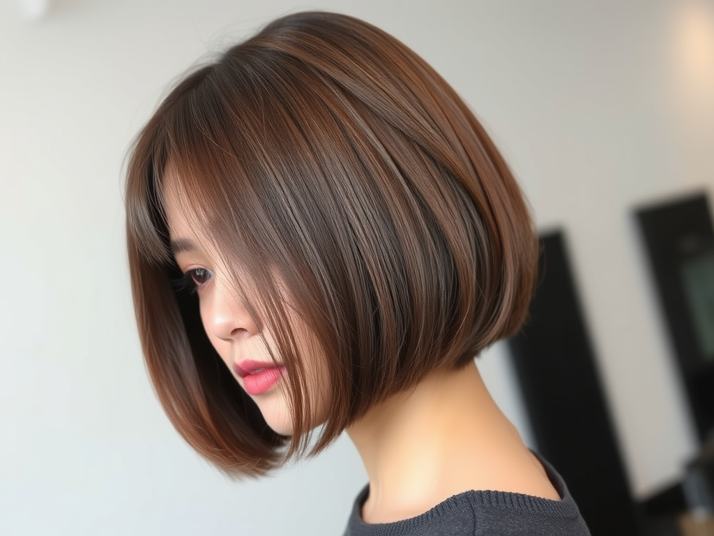 chin length bob haircut for thin hair